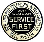 “Service First” Bell System Sign