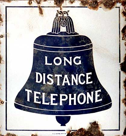 AT&T Long Distance Pay Station Sign